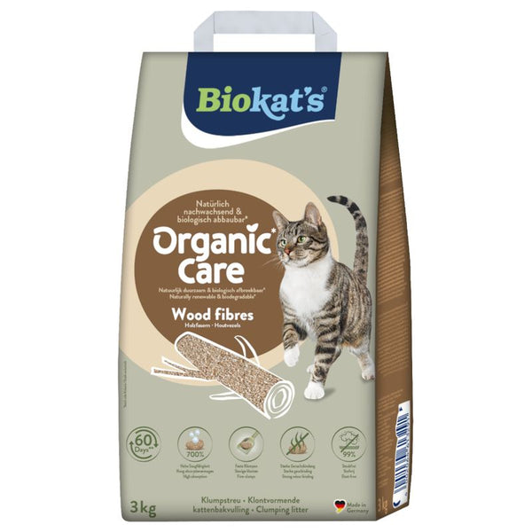 Biokat's Organic Care Wood Fibres Cat Litter