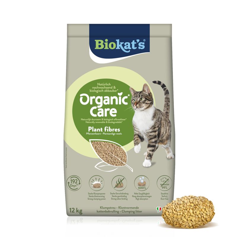 Biokat's Organic Care Plant Fibres Cat Litter