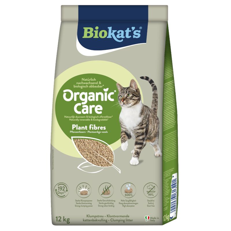 Biokat's Organic Care Plant Fibres Cat Litter