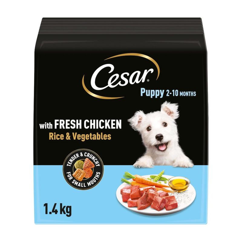 Cesar Puppy with Chicken, Rice & Vegetables