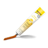 Tube labelled Cheese Biotin Paste, Skin & Coat Complex with biotin and zinc, for shiny fur and healthy skin, no sugar added, 50g. Brown paste shown coming out of tube.