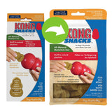 KONG Snacks for dogs, size M/L. Naturally tasty with real bacon flavour. Fill to extend playtime. Net weight: 312g.