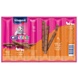 Vitakraft CatStick classic, 6 sticks, turkey & lamb, sugar-free recipe, grain-free, 95% extra meaty.