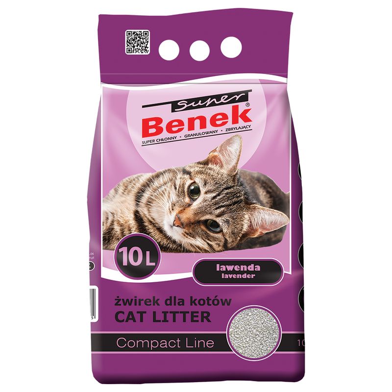 Super Benek Compact Lavender Cat Litter || undefined || view 1