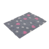Vetbed® Isobed SL grey with hearts and paws || Vetbed || view 2