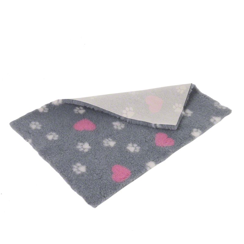 Vetbed® Isobed SL grey with hearts and paws || Vetbed || view 4