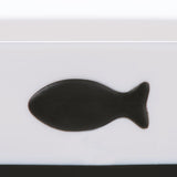 Little Fish Plastic Cat Bowls - Set of 2 || undefined || view 6