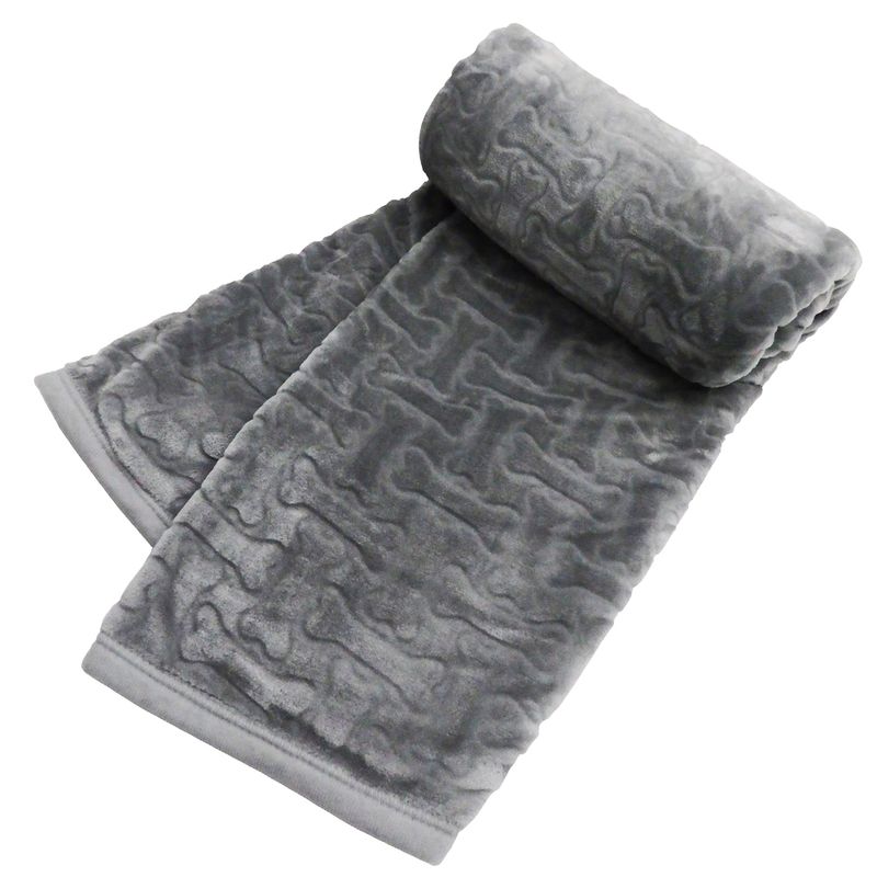 Bones Snuggle Blanket - XXL Grey || zooplus Exclusive || view 1