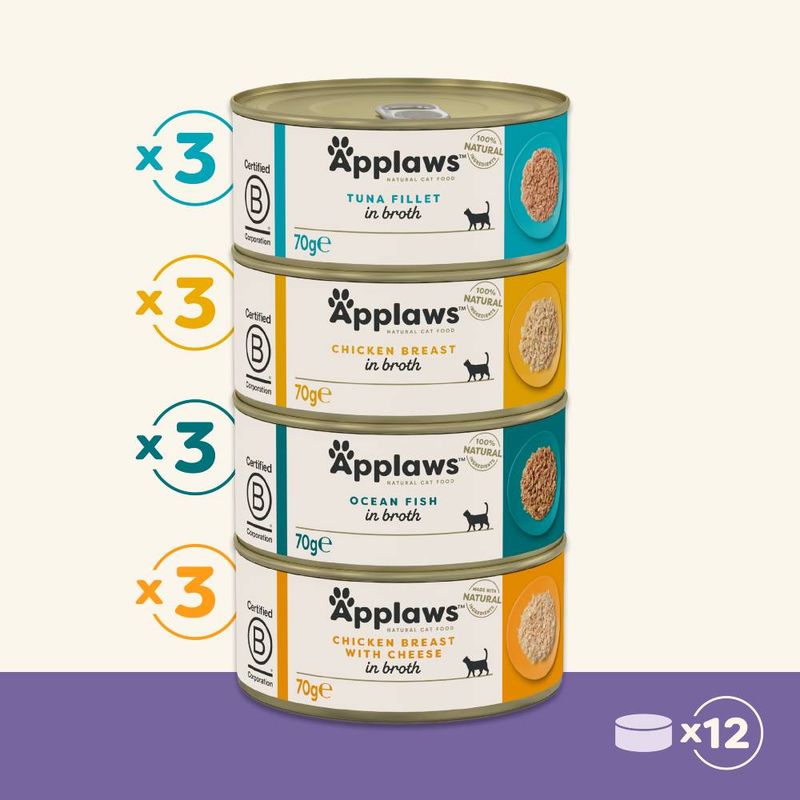 Applaws Adult Mixed Pack Cat Cans 70g || undefined || view 8