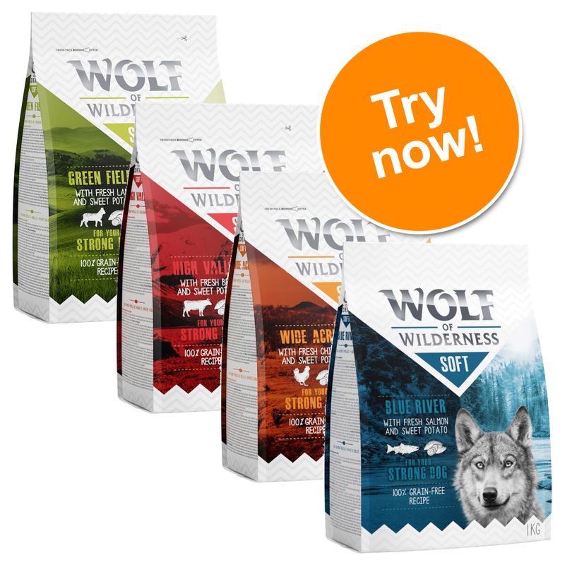 Wolf of Wilderness "Soft" Semi-Moist Mixed Pack || Wolf of Wilderness || view 1