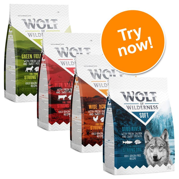 Wolf of Wilderness "Soft" Semi-Moist Mixed Pack || Wolf of Wilderness || view 1