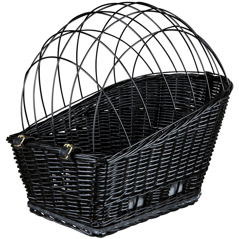 Trixie Rear-Mounted Black Bicycle Basket || Trixie || view 2