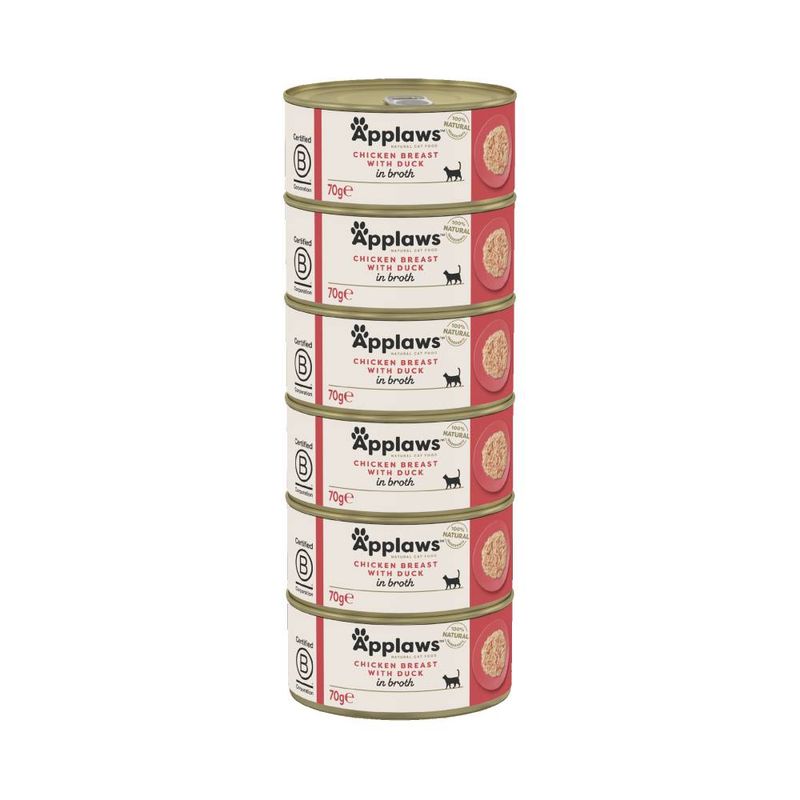 Applaws Adult Cat Cans Chicken in Broth 70g || undefined || view 14