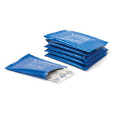 Catit Magic Blue Odor Reducing Pads in blue packaging, several packs stacked and one open pack with visible pads.