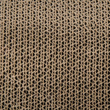 Close-up of corrugated cardboard with honeycomb structure, suitable for scratching surfaces or packaging material.