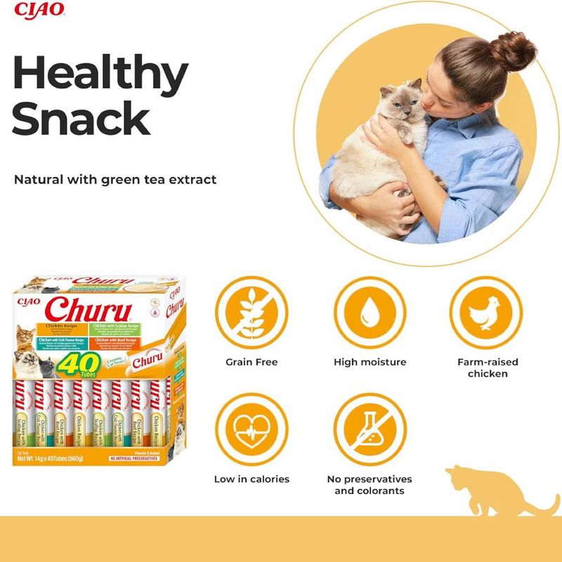 Churu Chicken Variety Pack 40 x 14g
