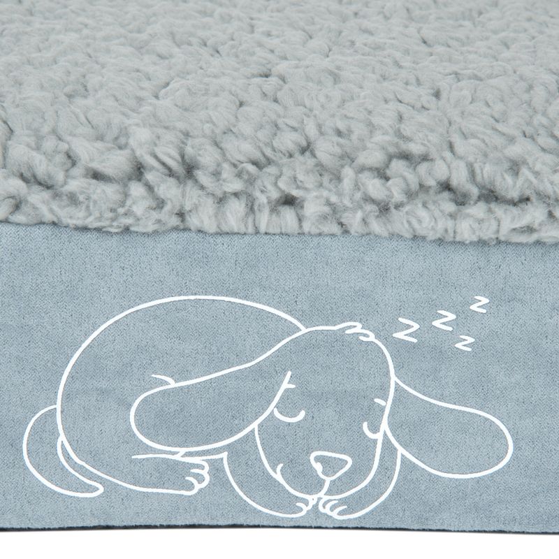 Rectangular Memory Foam Dog Bed - Grey || zooplus Exclusive || view 12