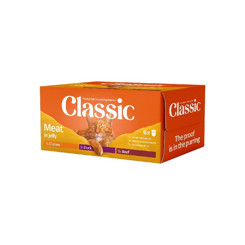 Classic Cat Meat in Jelly 6 x 400g