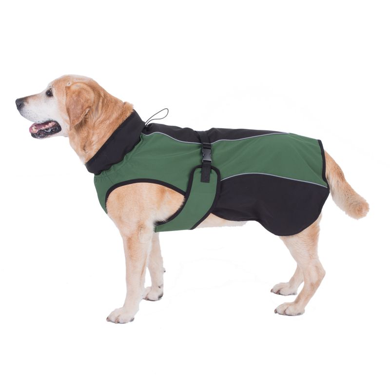 Soft Shell Dog Coat - Green || zooplus Exclusive || view 16