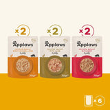 Applaws Adult Cat Pouches in Jelly Trial Pack 6 x 70g