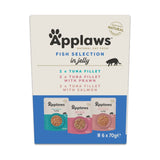 Applaws Adult Mixed Pack Cat Pouches in Jelly Saver Pack 48 x 70g