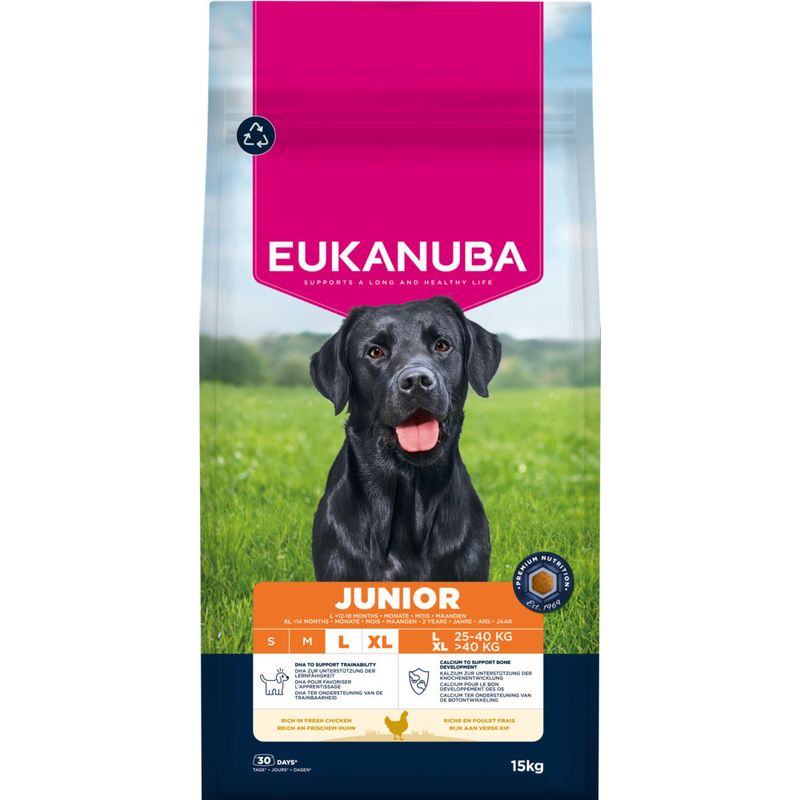 Eukanuba Premium Nutrition Junior Large & Giant Breed Chicken