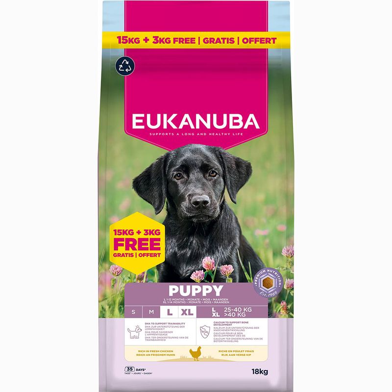 Eukanuba Premium Nutrition Puppy Large & Giant Breed Chicken