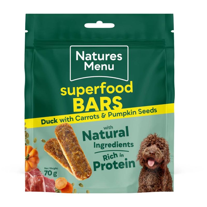 Natures Menu Country Hunter Superfood Bars with Duck || Natures Menu || view 1