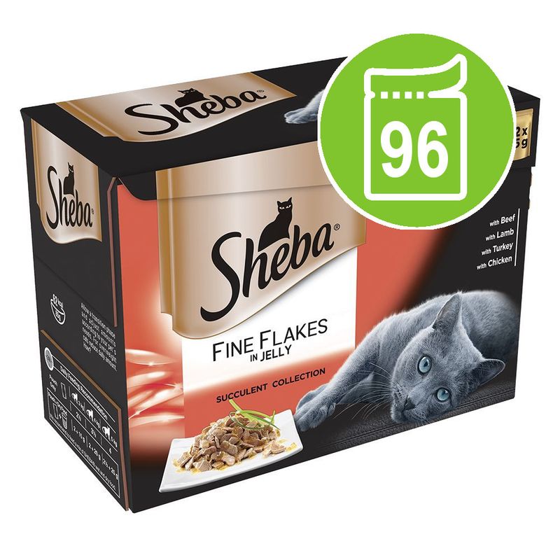 Sheba Pouches Fine Flakes Saver Pack 96 x 85g || Sheba || view 1