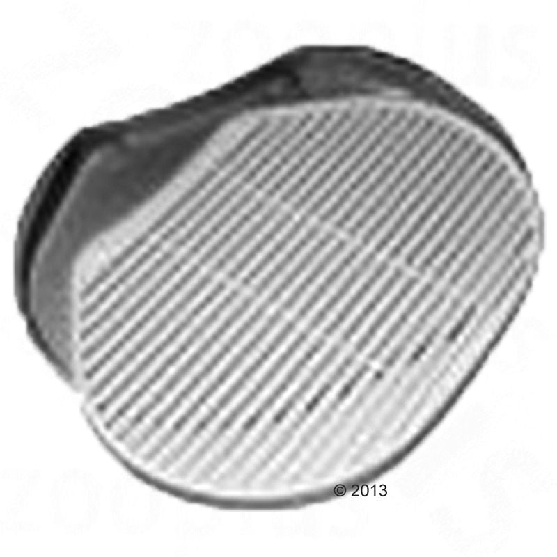 Replacement filter with horizontal and vertical slats, designed for use in a pet accessory to help trap particles and maintain cleanliness.