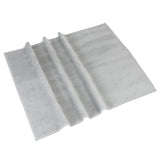Grey mat with folded design, rectangular shape, suitable for various uses.
