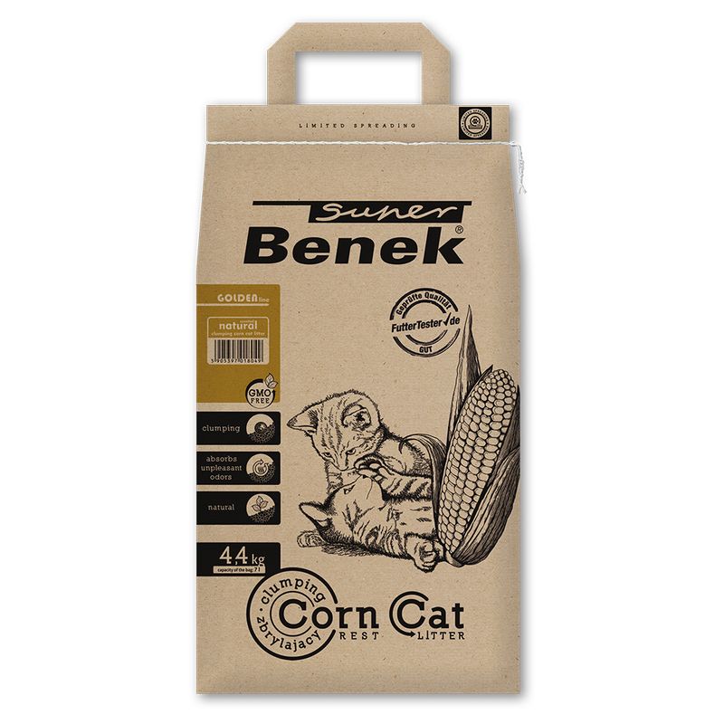 Super Benek Corn Golden Cat Litter || undefined || view 1