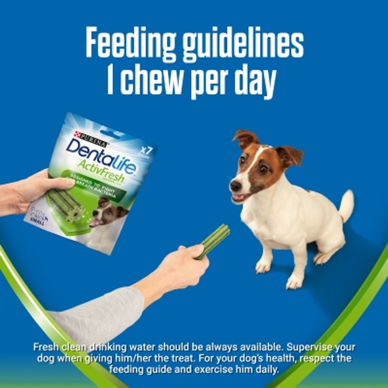 Purina Dentalife ActivFresh Daily Dental Care Snacks for Small Breed Dogs || Dentalife || view 8