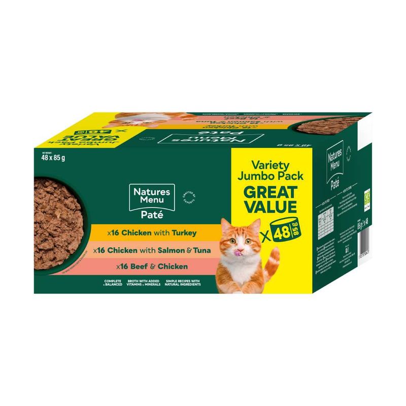 Natures Menu Pâté Cans Multipack Wet Cat Food