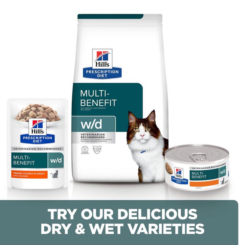 Hill's Prescription Diet Feline w/d Multi-Benefit - Chicken || Hill's Prescription Diet || view 4