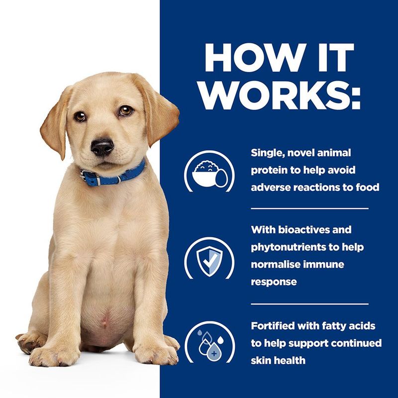 Hill's Prescription Diet Canine Puppy Derm Complete Dry Dog Food || Hill's Prescription Diet || view 3