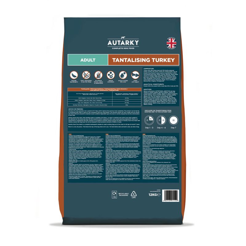 Autarky Adult Grain Free - Tantalising Turkey & Potato || Autarky || view 4
