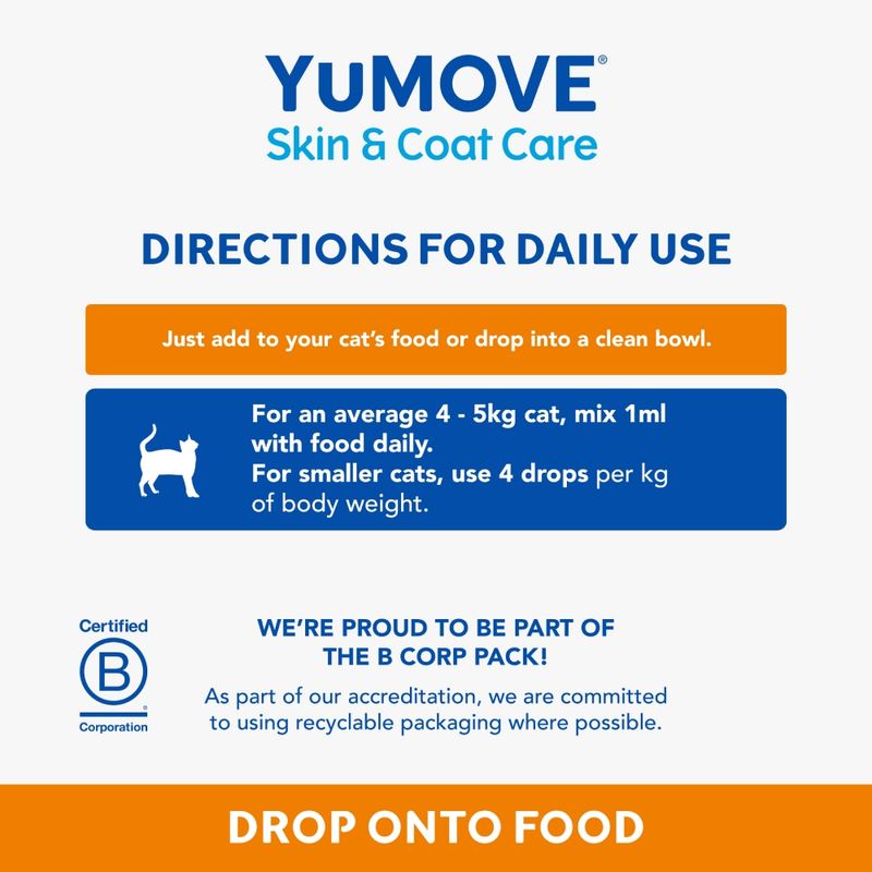 YuMOVE Skin & Coat Care Moulting for All Cats || YuMOVE || view 6