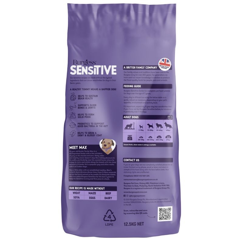 Burgess Sensitive Senior Dog || Burgess || view 5