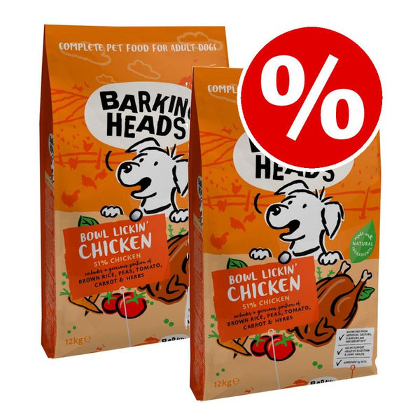 Barking Heads Dry Food Economy Pack 2 x 12kg || barking heads || view 1