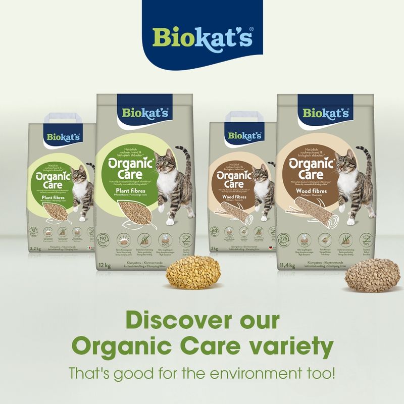 Biokat's Organic Care Plant Fibres Cat Litter