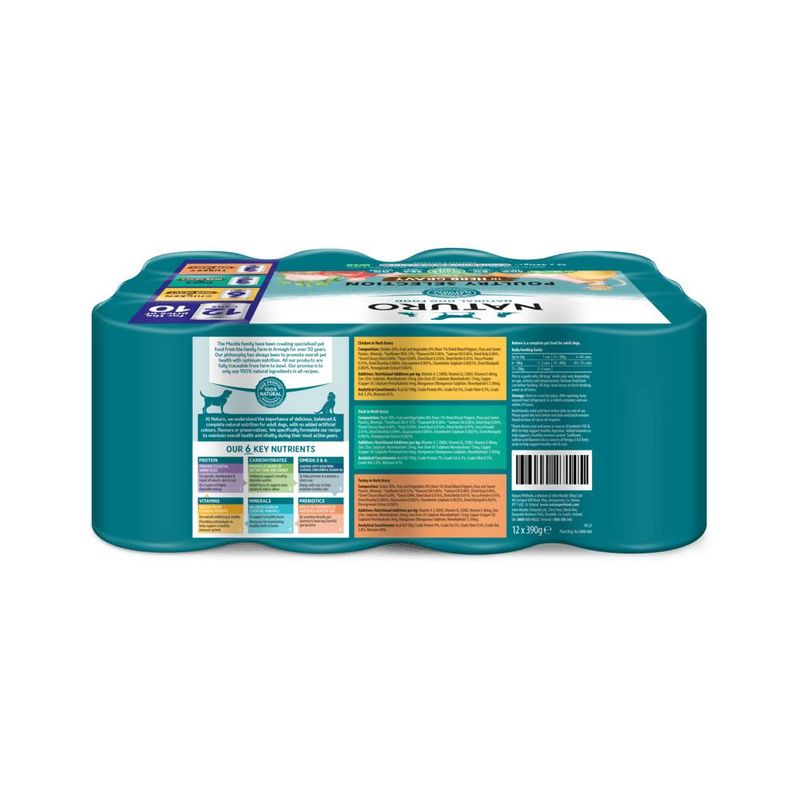 Naturo Adult Grain & Gluten Free Cans - Variety Pack in Herb Gravy || undefined || view 2