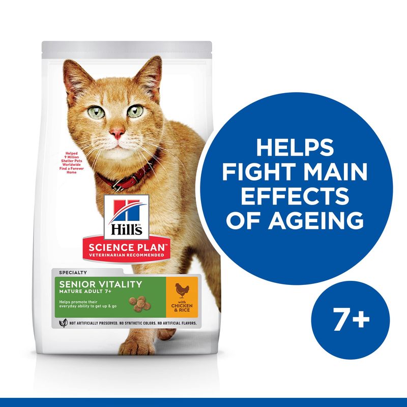 Hill’s Science Plan Mature Adult Senior Vitality with Chicken & Rice || Hill's Science Plan || view 2