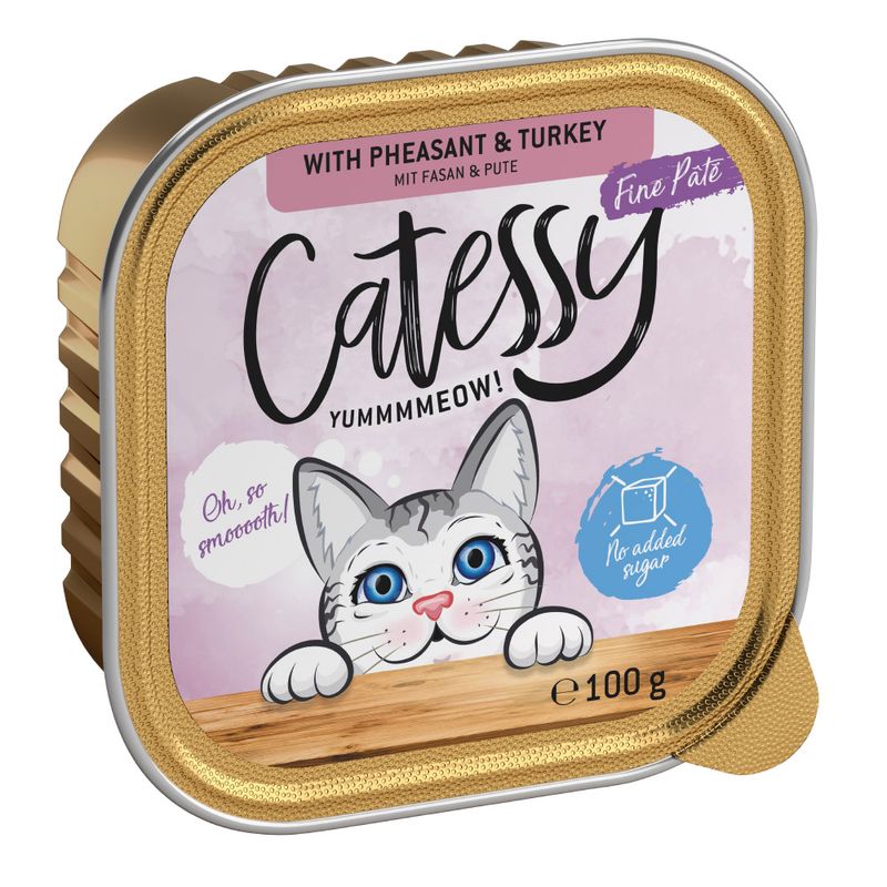 Catessy Fine Paté with pheasant and turkey, 100g. No added sugar.