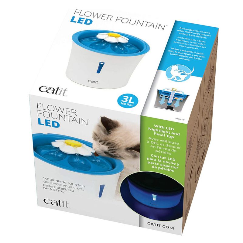 Catit Flower Fountain with LED Nightlight || Catit || view 2