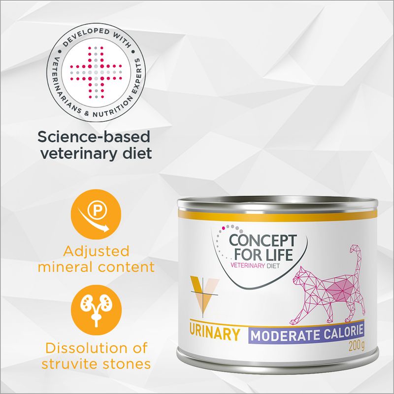 Concept for Life Veterinary Diet Urinary Moderate Calorie Chicken || undefined || view 1