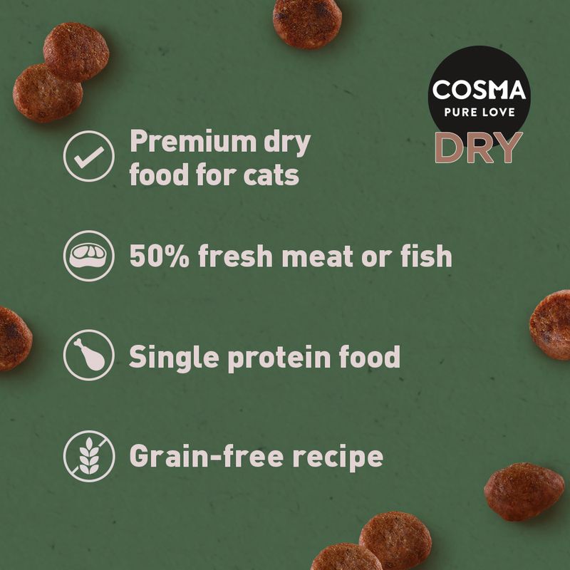 Cosma Extruded Beef Dry Food || Cosma || view 2