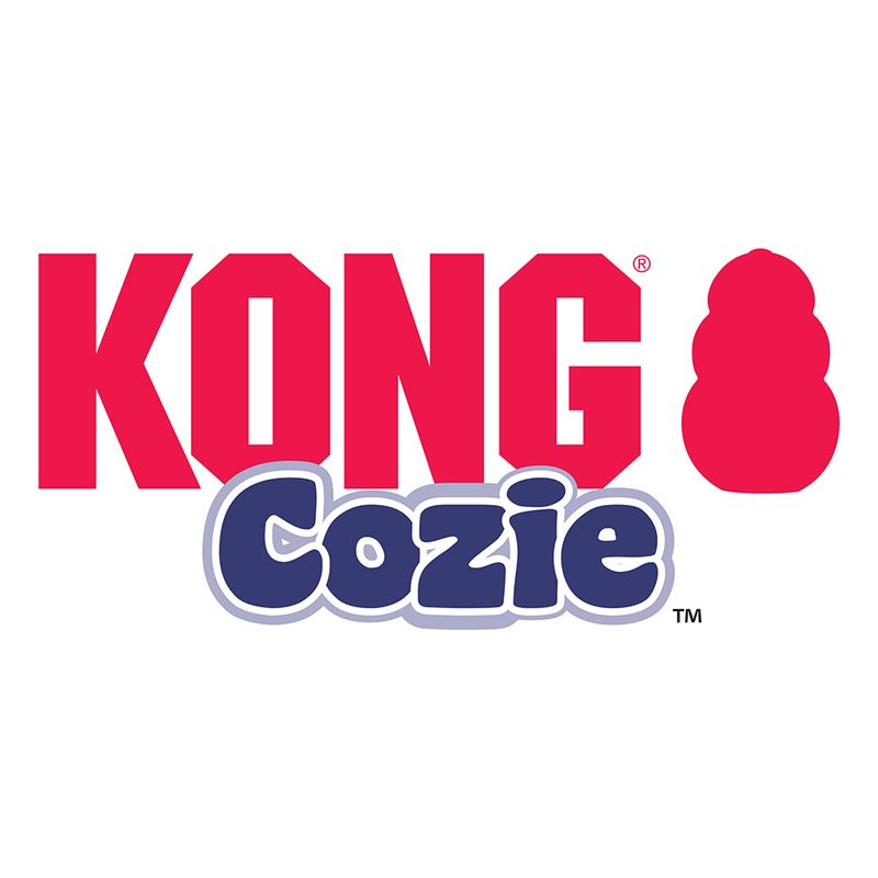 KONG Cozie. Brand of pet toys with soft design.