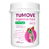 YuMOVE Digestive Care for all dogs, 300 tablets. Contains scientifically proven probiotics and prebiotics to help maintain a healthy gut. Powered by BioActiv.