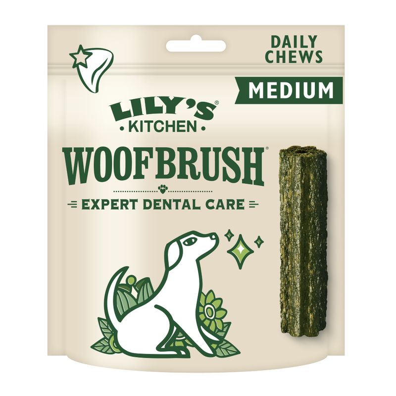 Lily's Kitchen Woofbrush Dental Chew - Medium || Lily's Kitchen || view 2